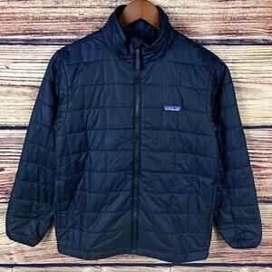 Patagonia Black Nano Puffer Zip Up Jacket